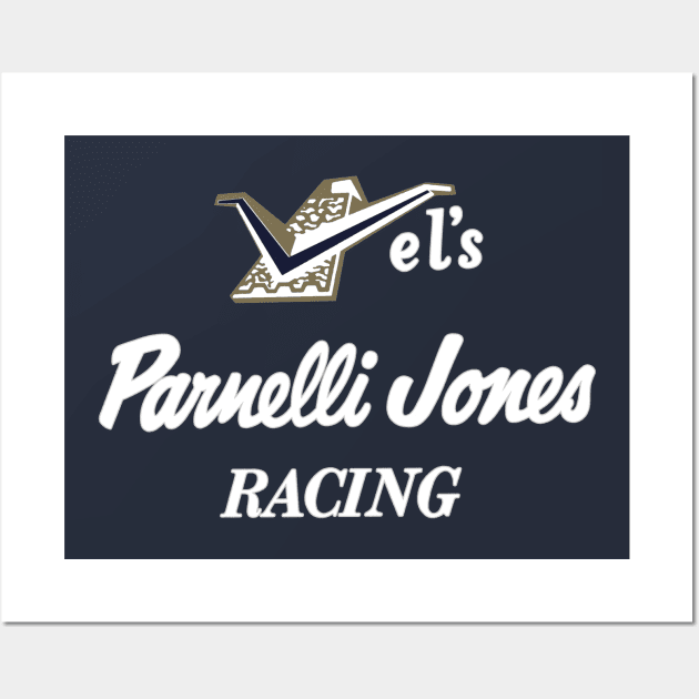 Retro Indy: Vel's Parnelli Jones Racing (dark colors) Wall Art by Sway Bar Designs